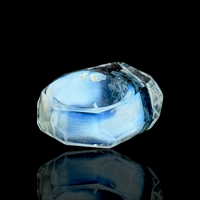 Chaka Glass Signet Ring (7.25)