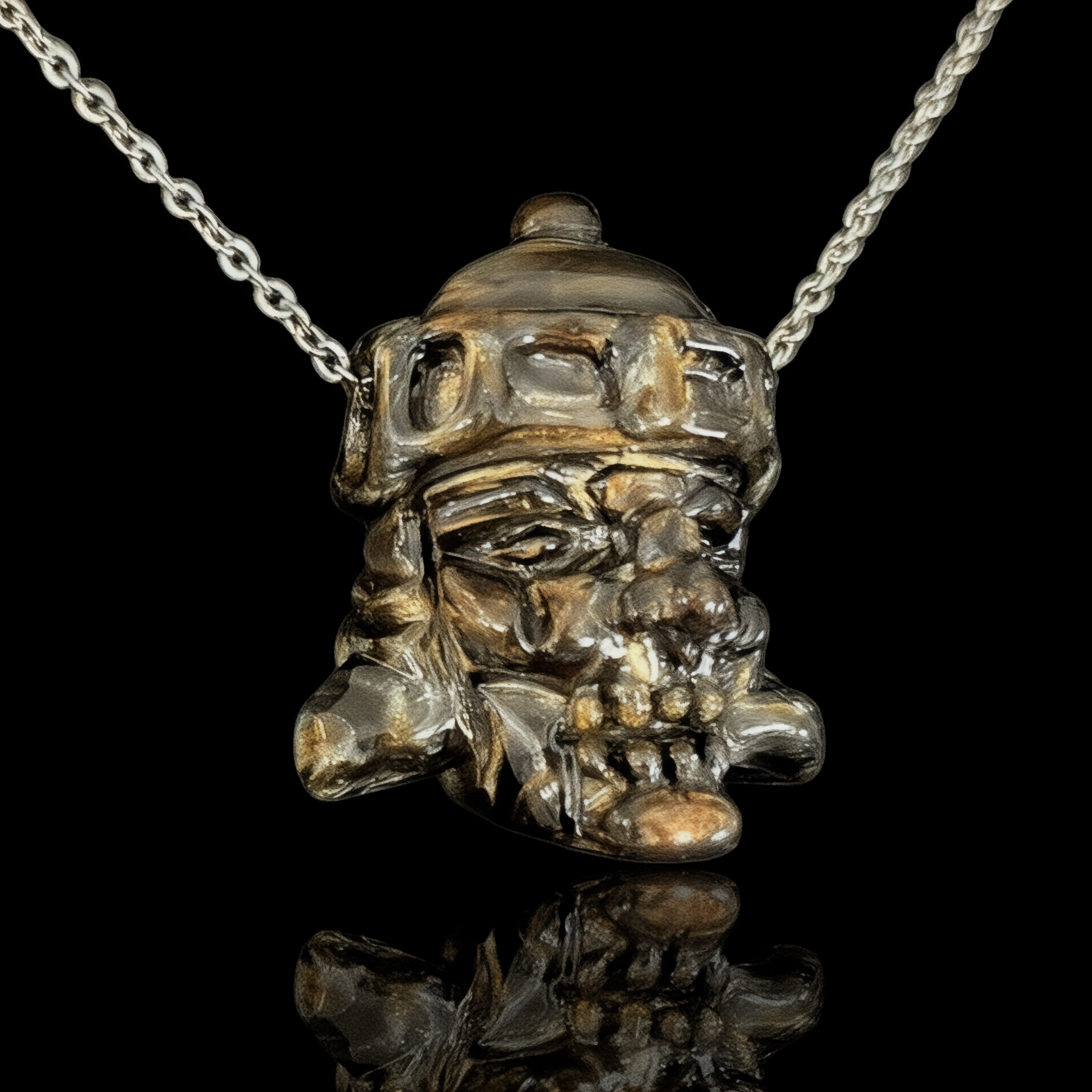 Conversion Glass War Helm #3 Pendant