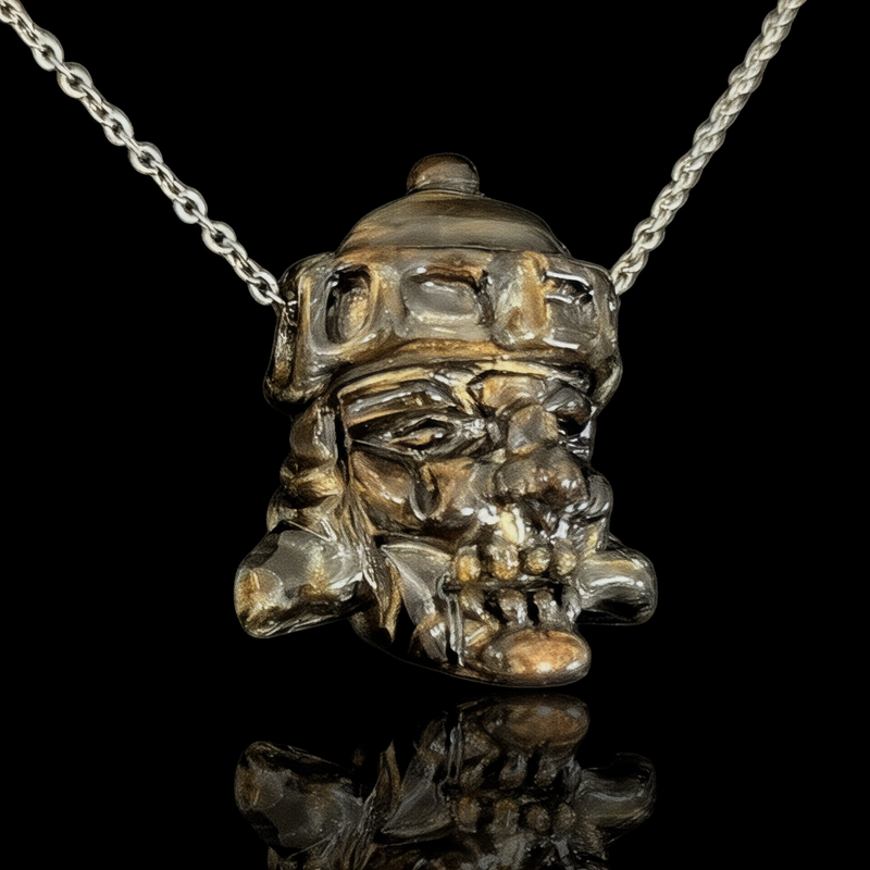 Conversion Glass War Helm #3 Pendant