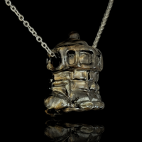 Conversion Glass War Helm #3 Pendant