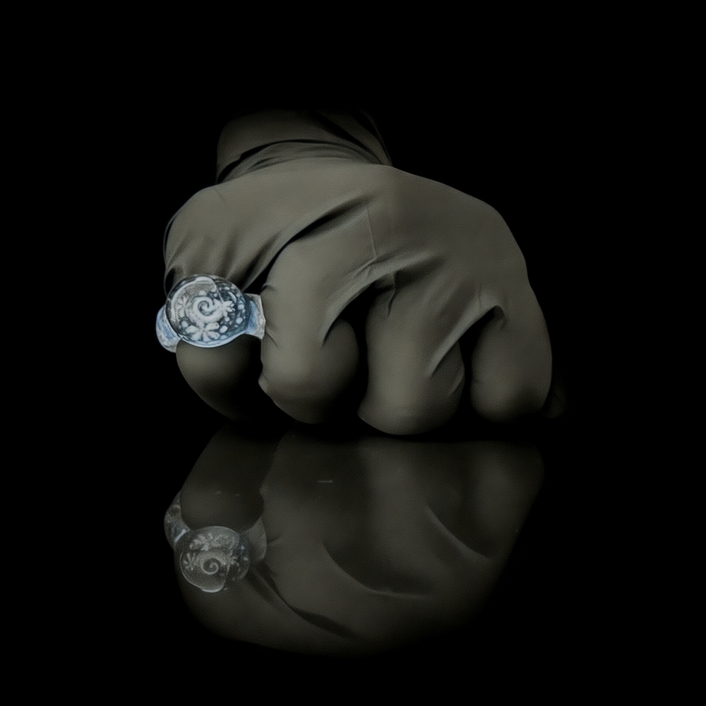 Chaka “Blizzard Tech” Signet Ring (6.5)