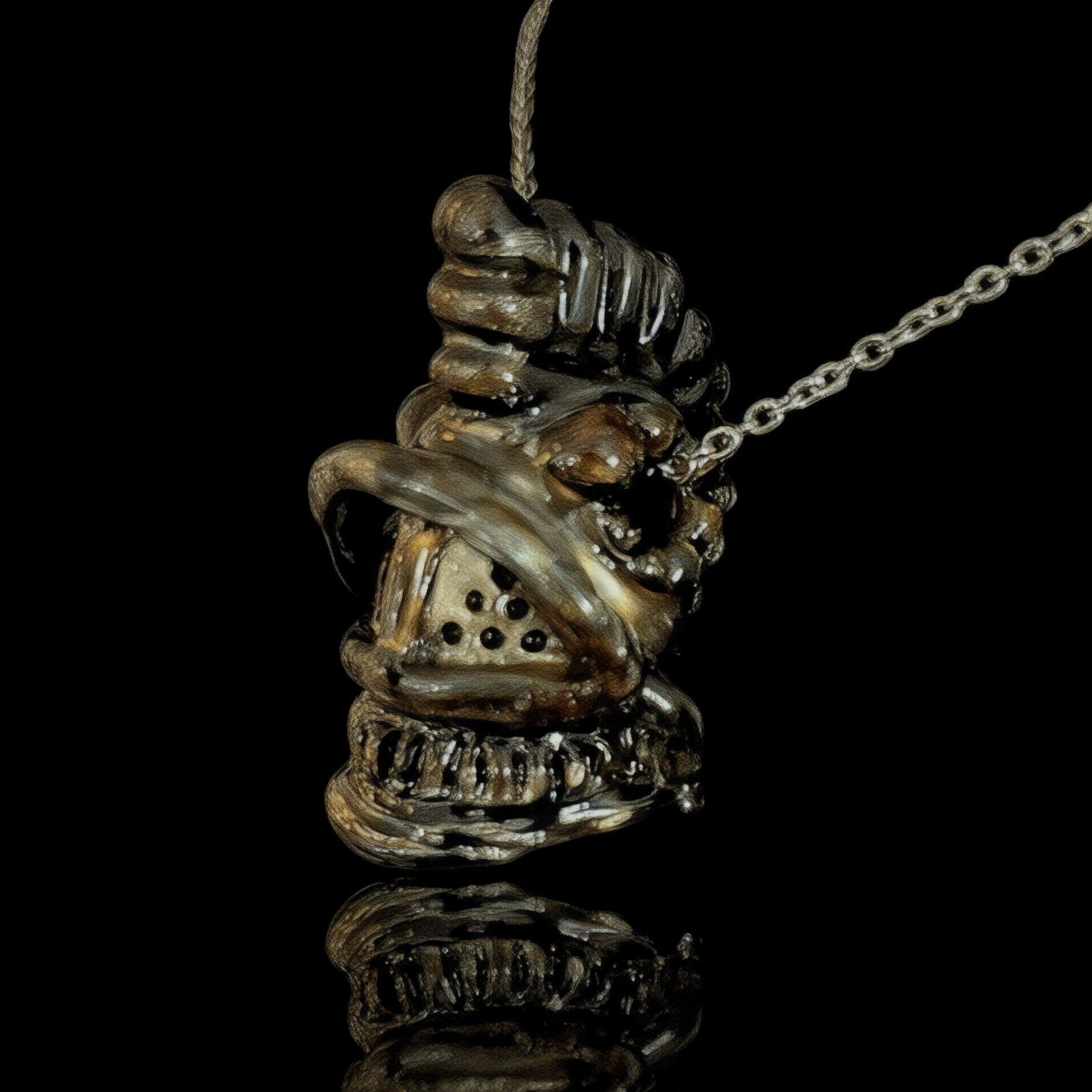 Conversion Glass War Helm #4 Pendant