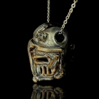 Conversion Glass War Helm #6 Pendant