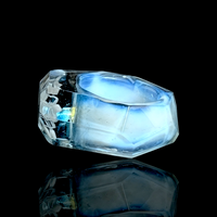 Chaka Glass Signet Ring (7.25)