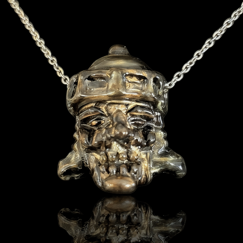 Conversion Glass War Helm #3 Pendant