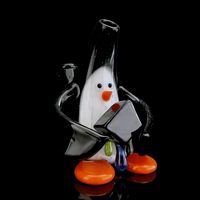 Chaka Glass Cropal Tuxedo Penguin