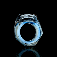 Chaka Glass Signet Ring (7.25)