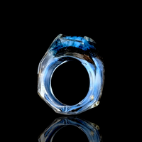 Chaka Glass Signet Ring (7.25)