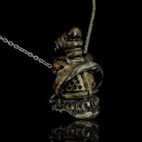 Conversion Glass War Helm #4 Pendant