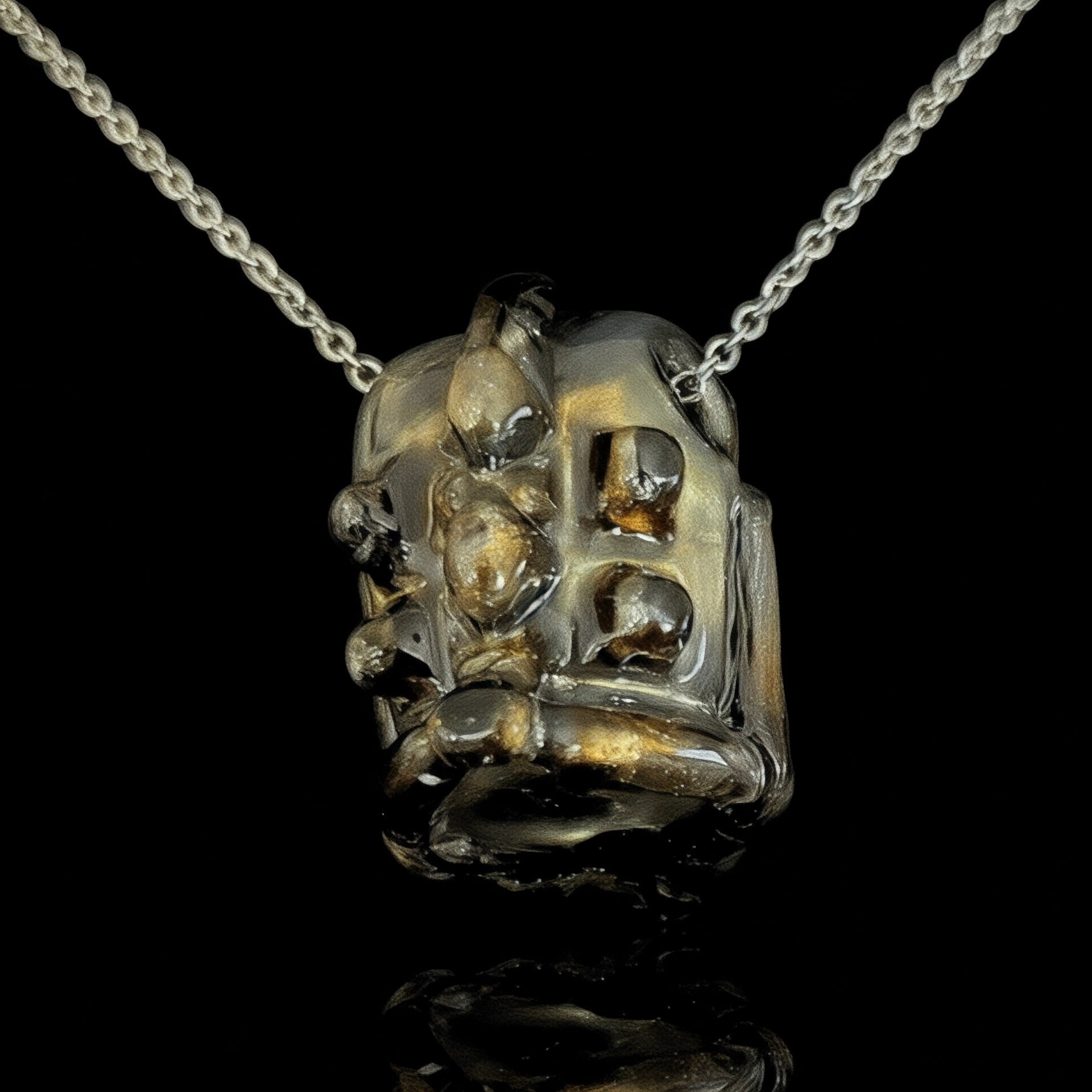 Conversion Glass War Helm #6 Pendant