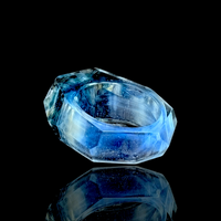 Chaka Glass Signet Ring (7.25)