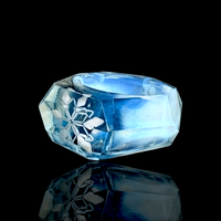 Chaka Glass Signet Ring (7.25)