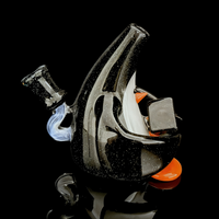 Chaka Glass Cropal Tuxedo Penguin