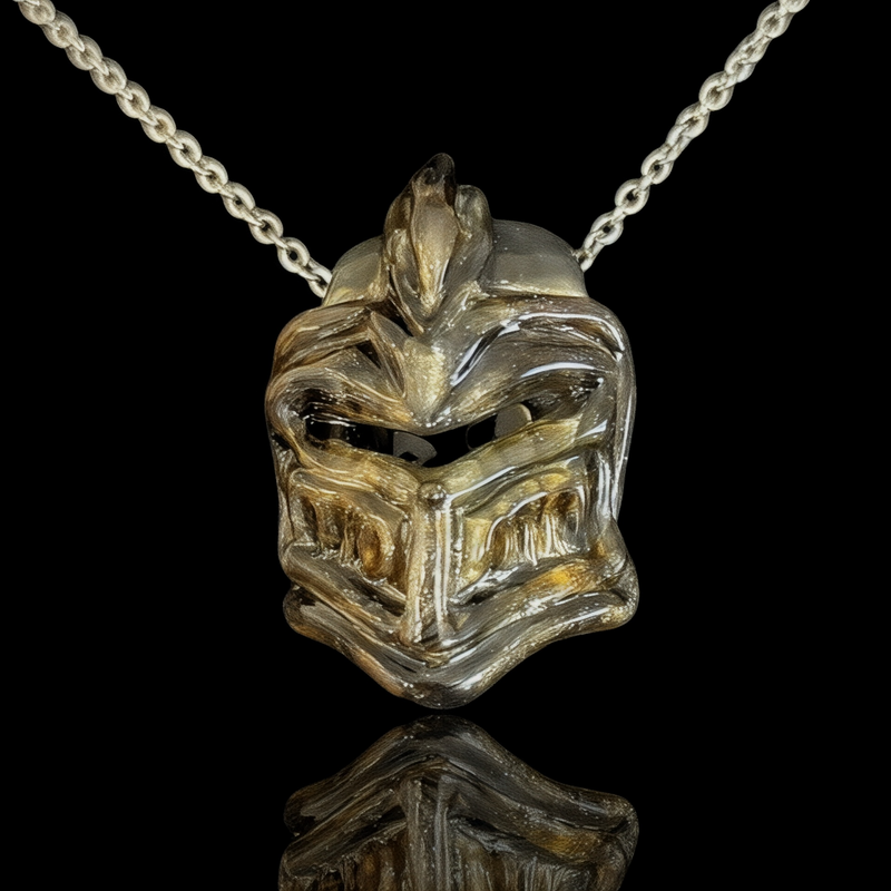 Conversion Glass War Helm #5 Pendant