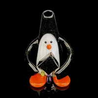 Chaka Glass Cropal Tuxedo Penguin