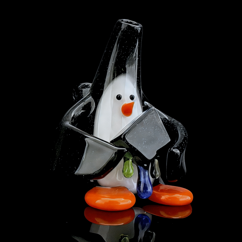 Chaka Glass Cropal Tuxedo Penguin