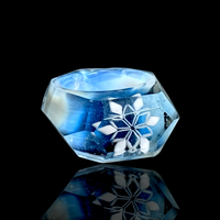 Chaka Glass Signet Ring (7.25)