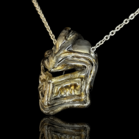 Conversion Glass War Helm #5 Pendant