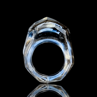 Chaka Glass Signet Ring (8.8)