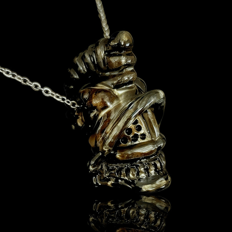 Conversion Glass War Helm #4 Pendant