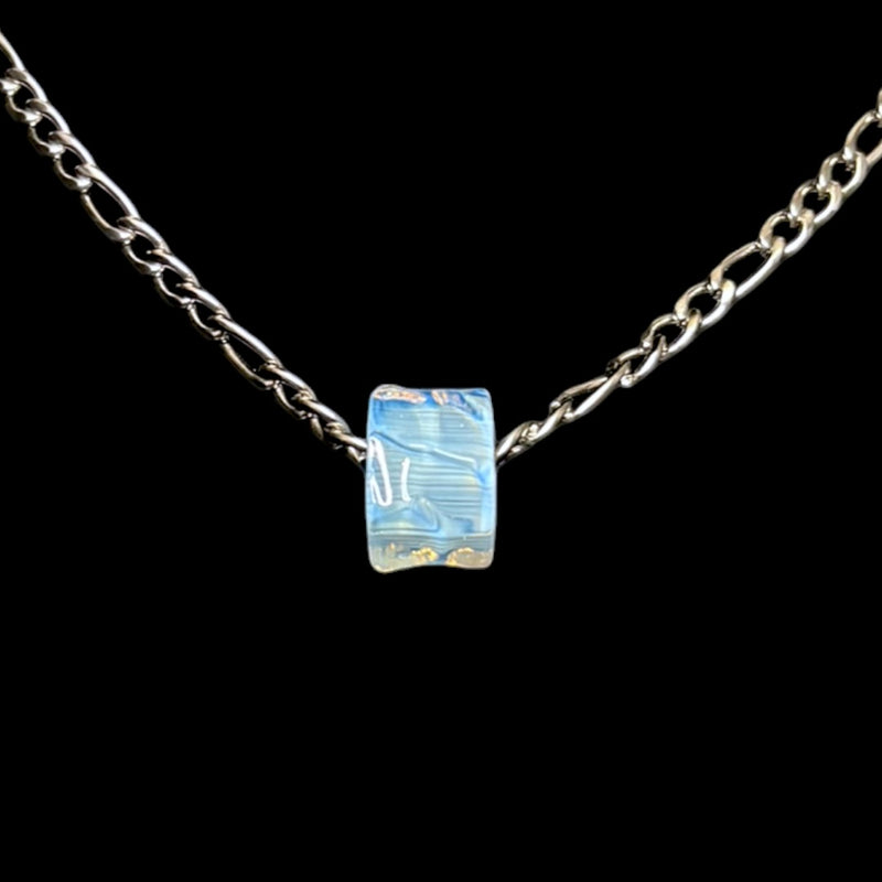 Chaka Glass "Snowdrift" Bead