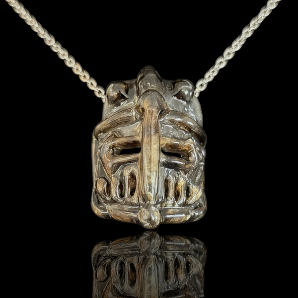 Conversion Glass War Helm #6 Pendant