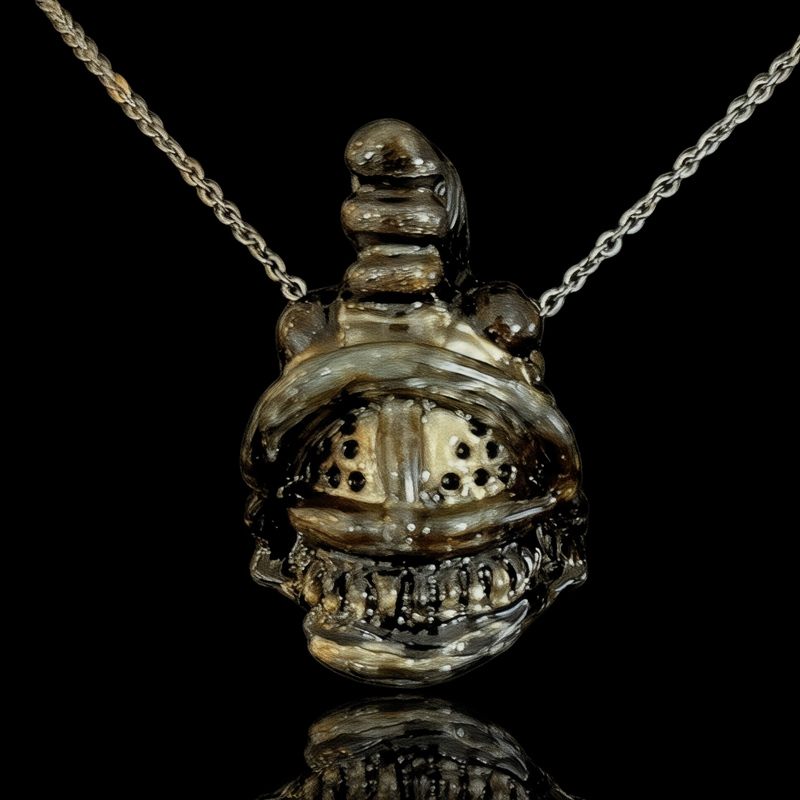 Conversion Glass War Helm #4 Pendant