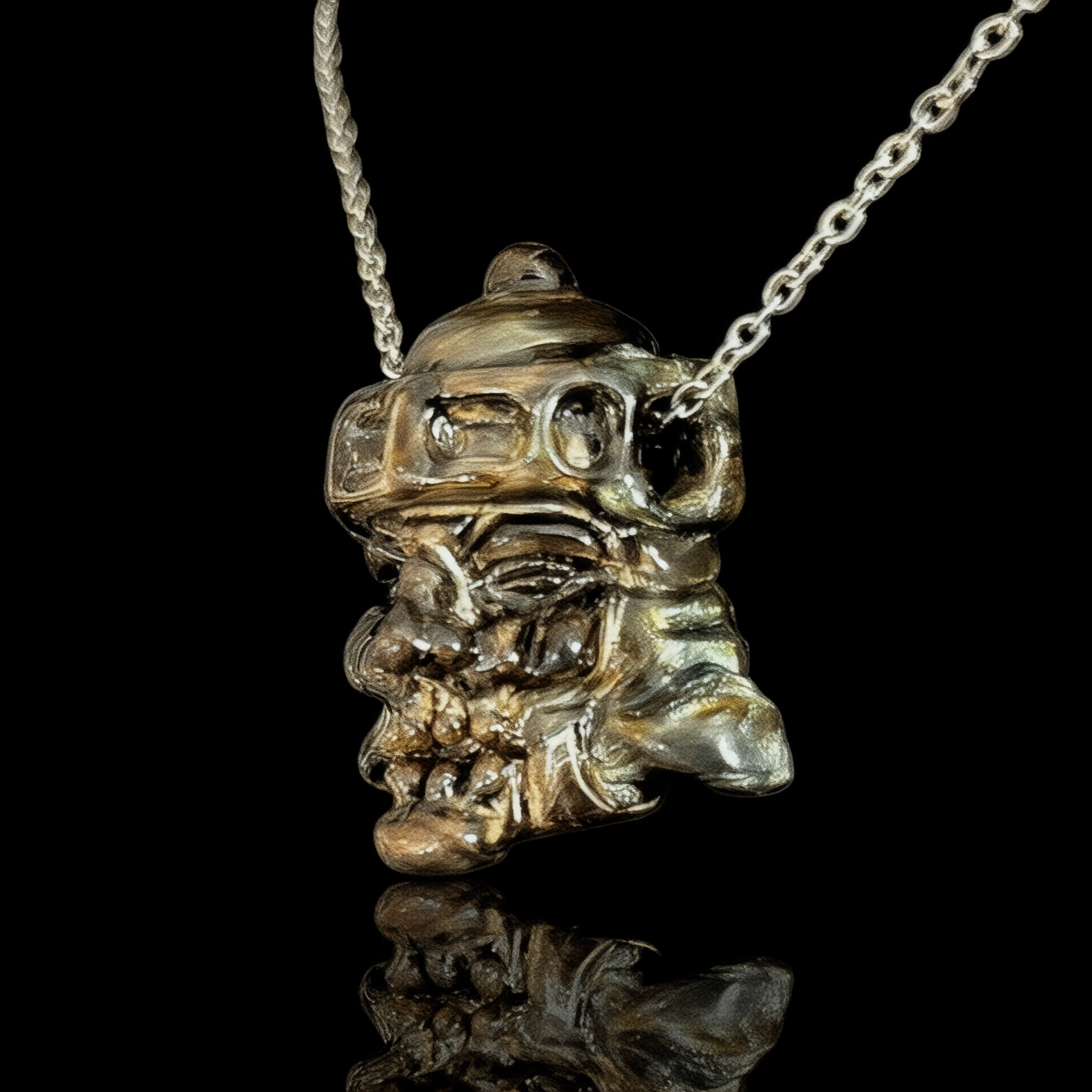 Conversion Glass War Helm #3 Pendant