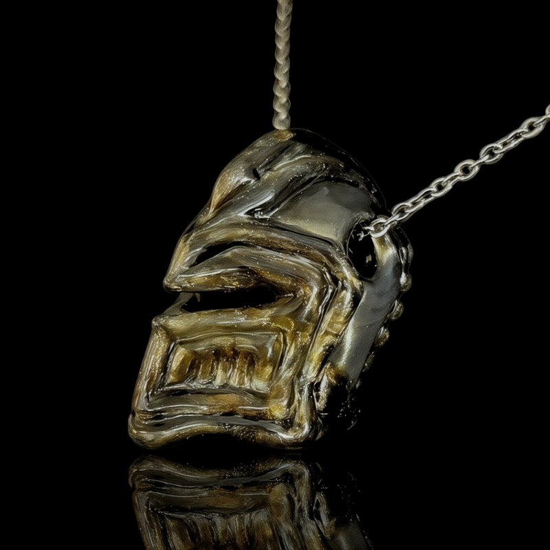 Conversion Glass War Helm #5 Pendant