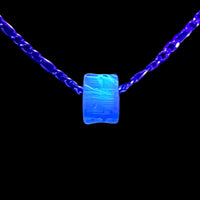 Chaka Glass "Snowdrift" Bead