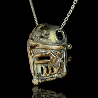 Conversion Glass War Helm #6 Pendant