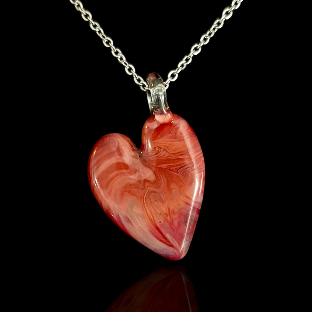 BB Glass Art “Heart” Pendant