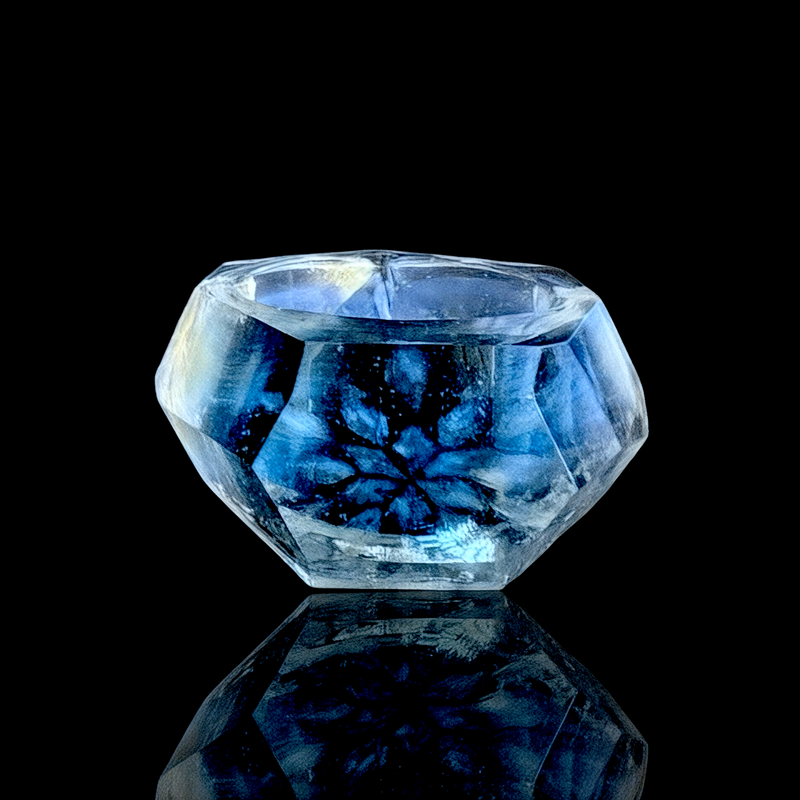 Chaka Glass Signet Ring (7.25)