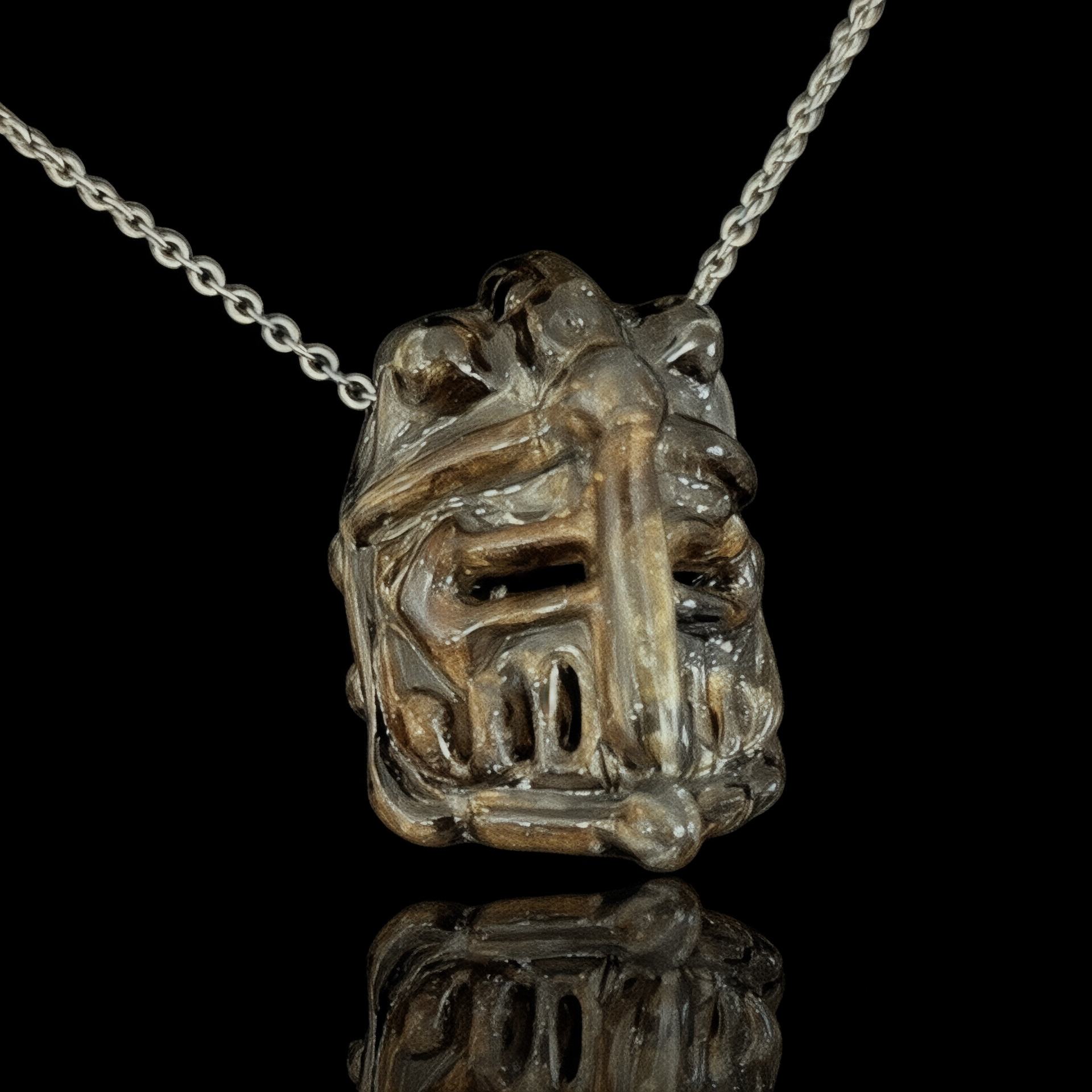 Conversion Glass War Helm #6 Pendant