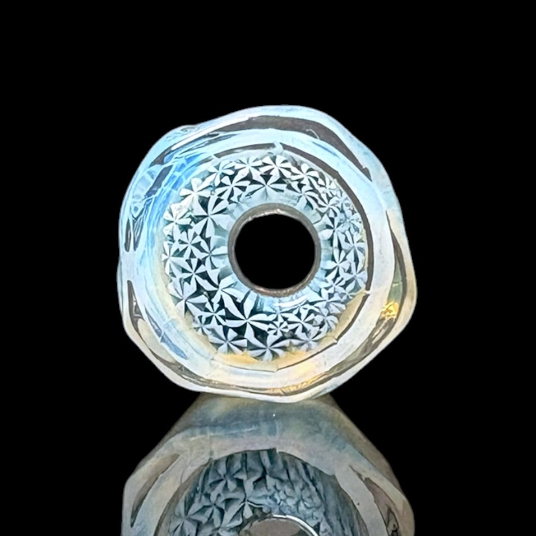 Chaka Glass "Snowdrift" Bead