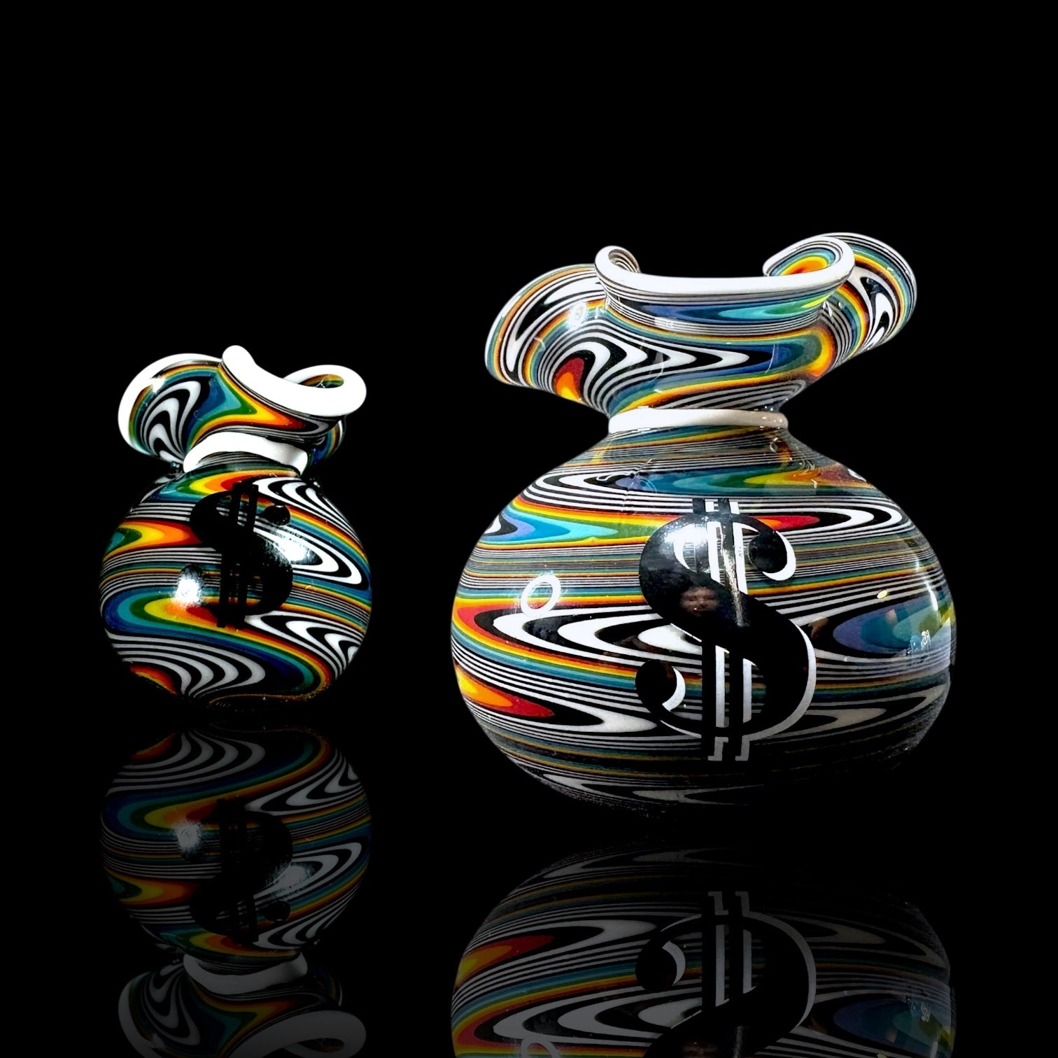 J.A.G Money Bag Pendant & Sculpture Set