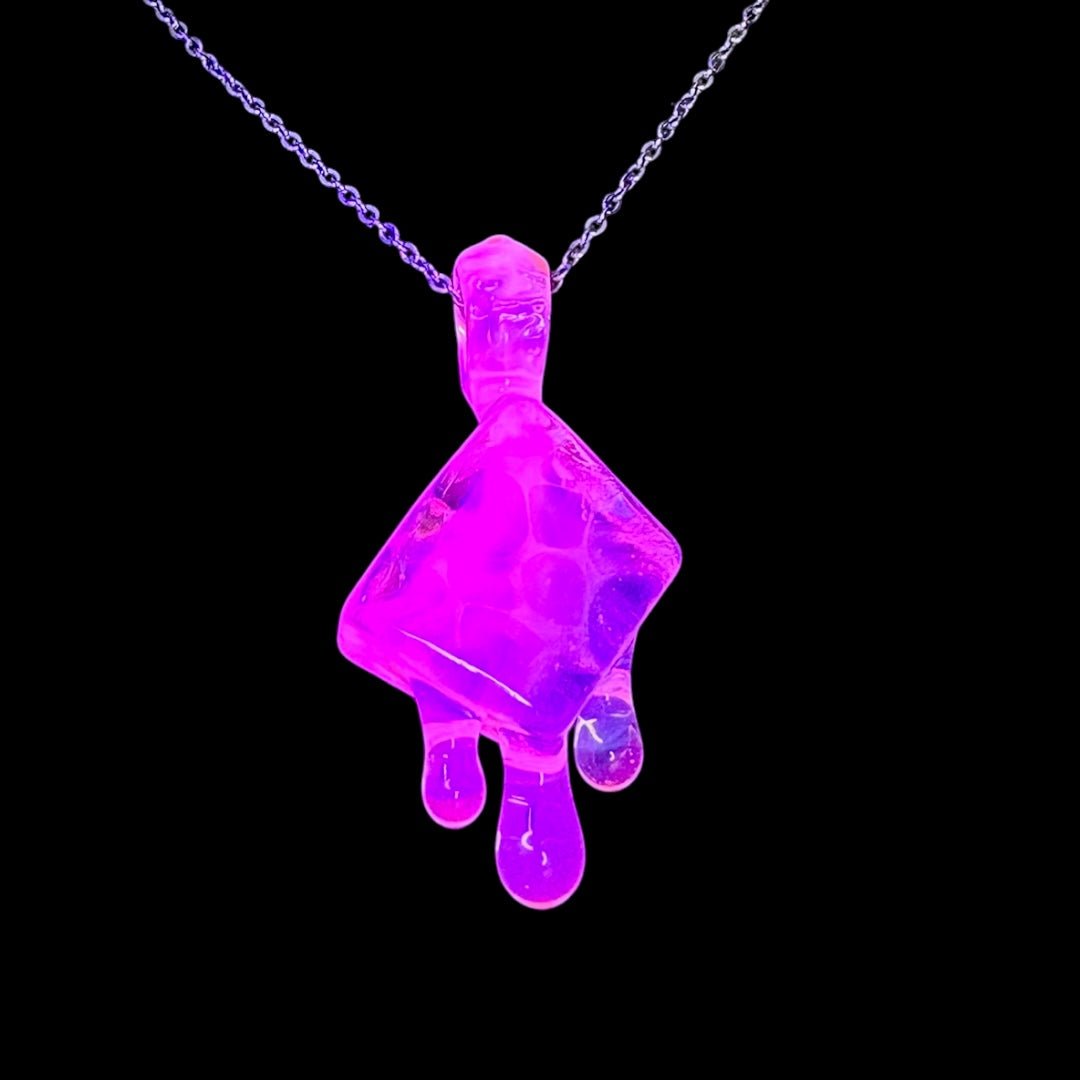 Chaka Glass Ice Cube Pendant