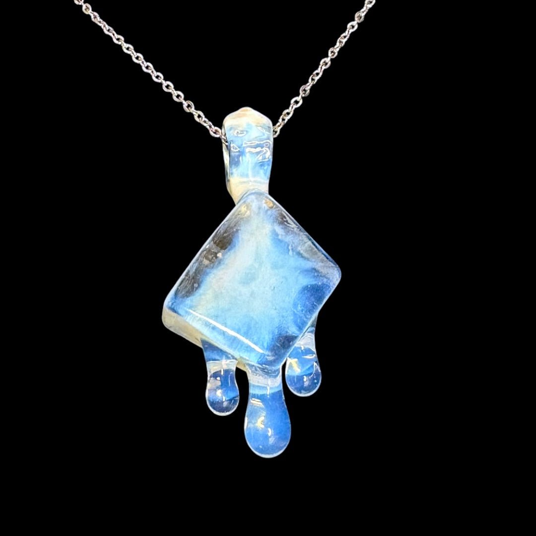 Chaka Glass Ice Cube Pendant