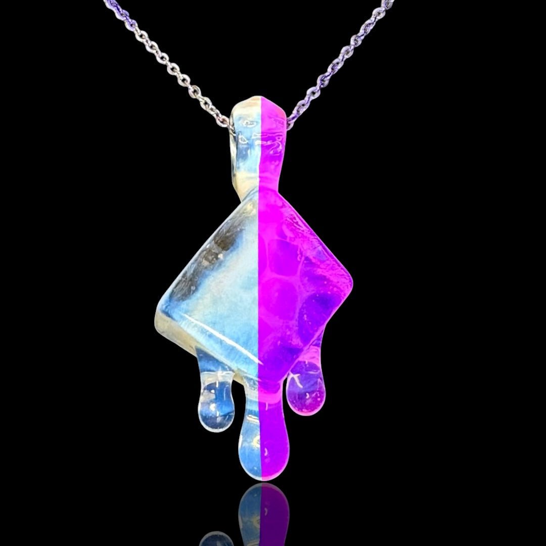 Chaka Glass Ice Cube Pendant