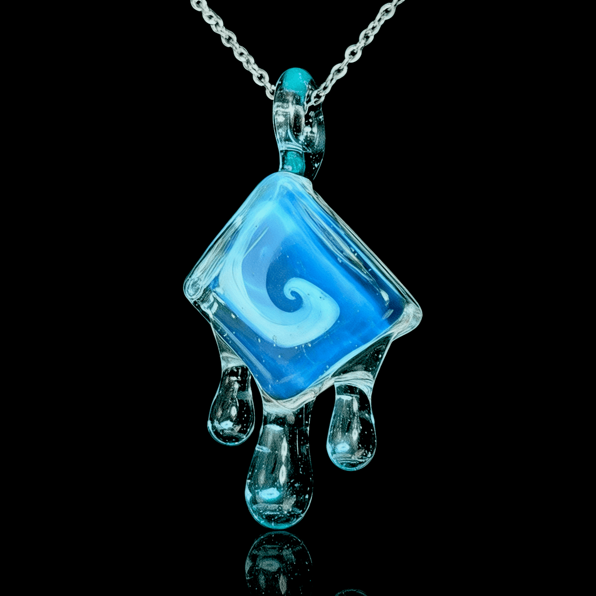 Chaka Glass Ice Cube Pendant