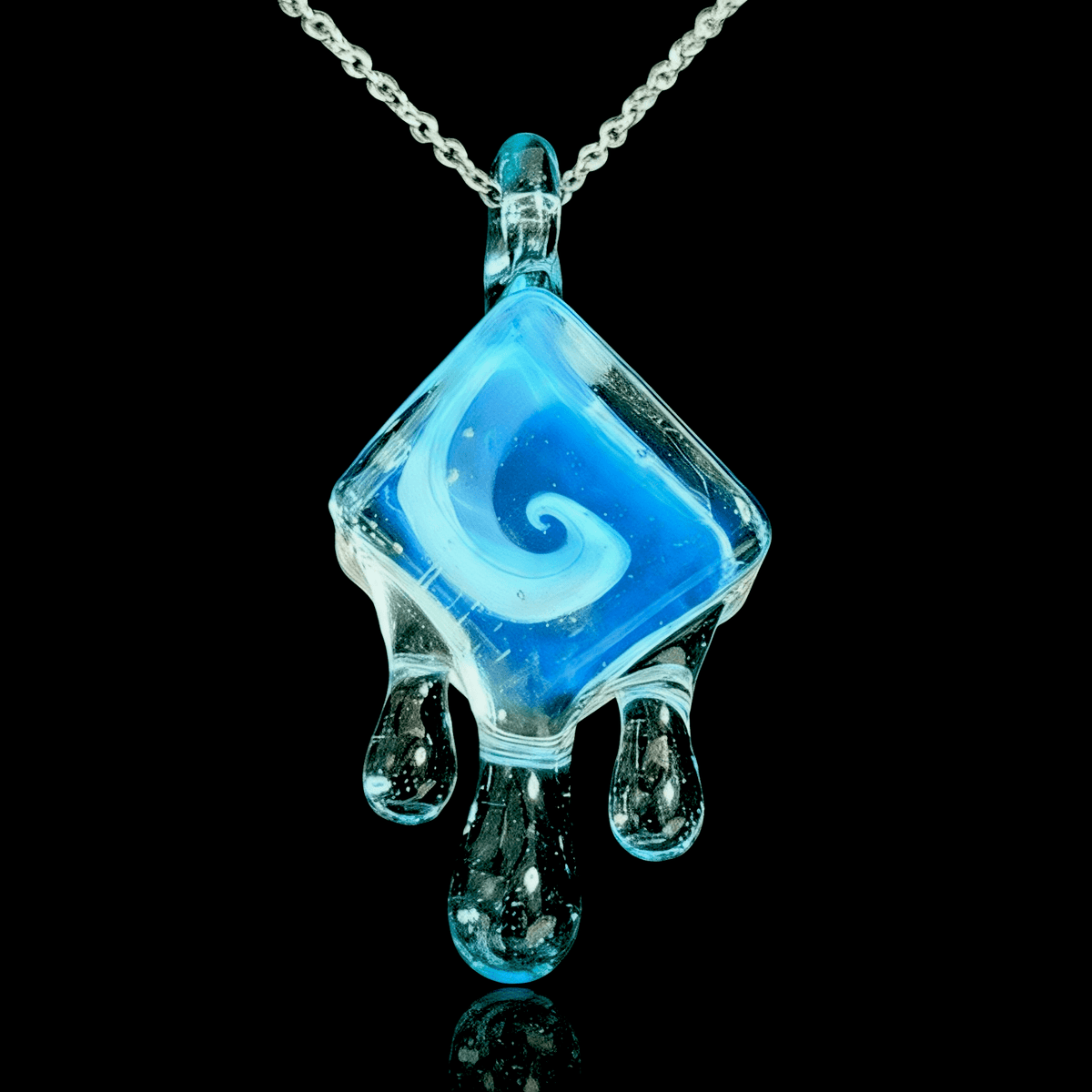 Chaka Glass Ice Cube Pendant