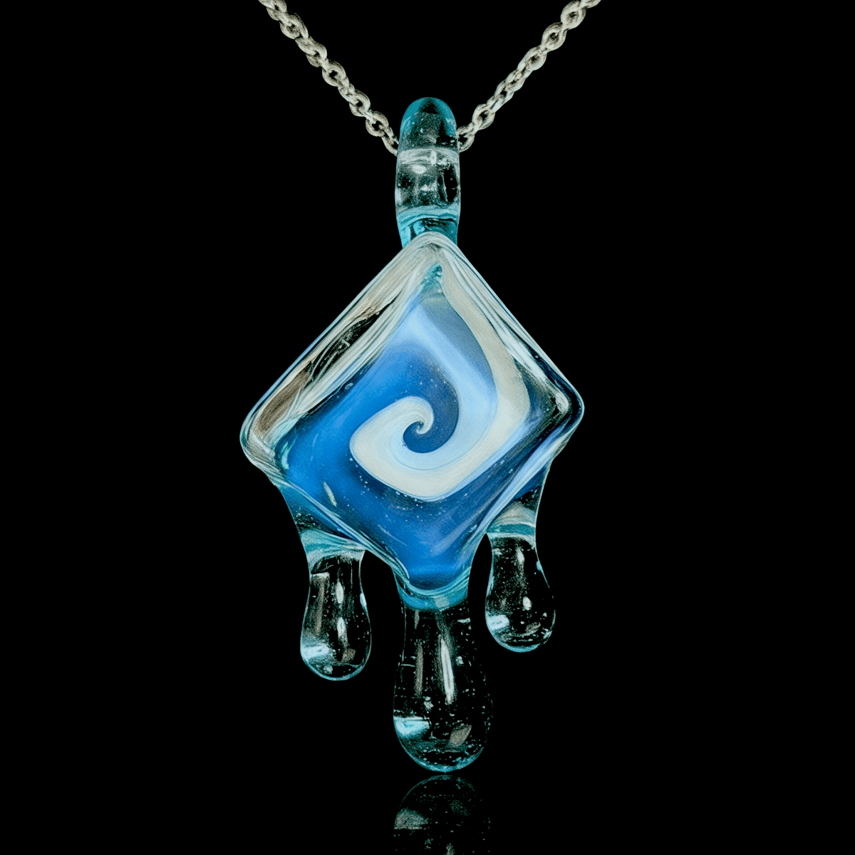 Chaka Glass Ice Cube Pendant