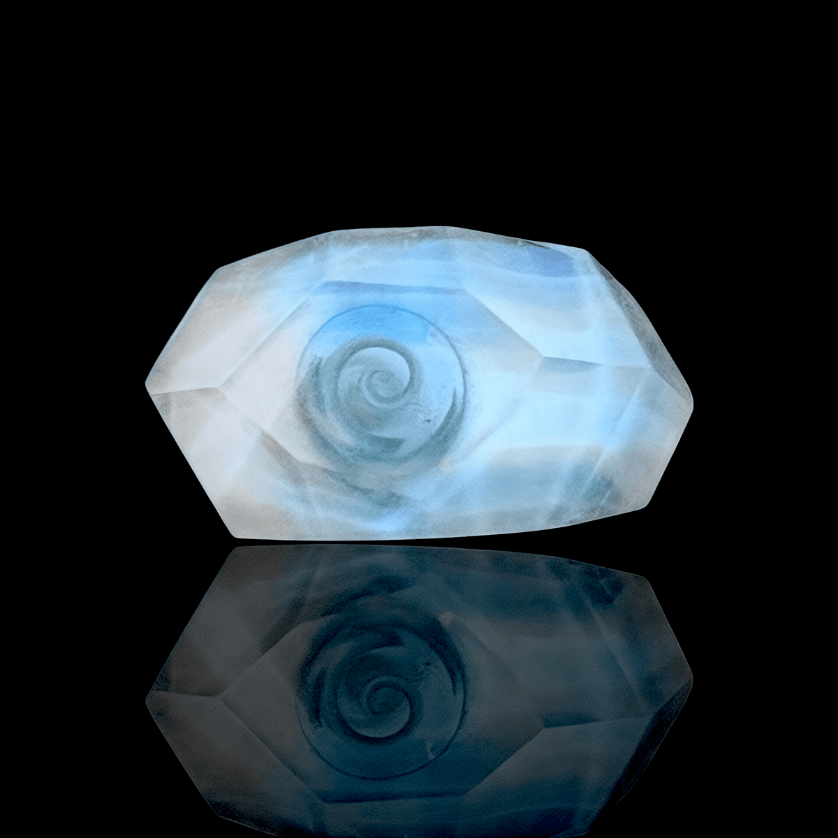 Chaka Glass Signet Ring (6.5)