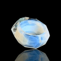 Chaka Glass Signet Ring (6.5)