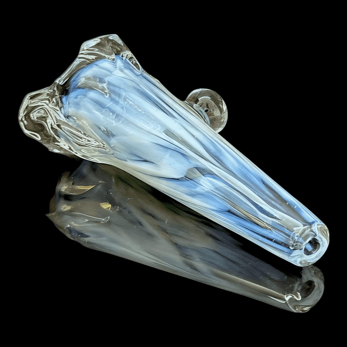 Chaka Glass “Snowdrift” Chillum