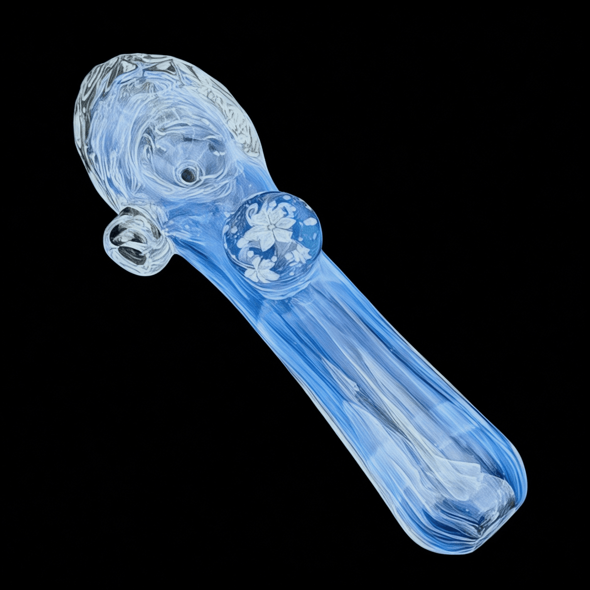 Chaka Glass "Snowdrift" Hand Pipe