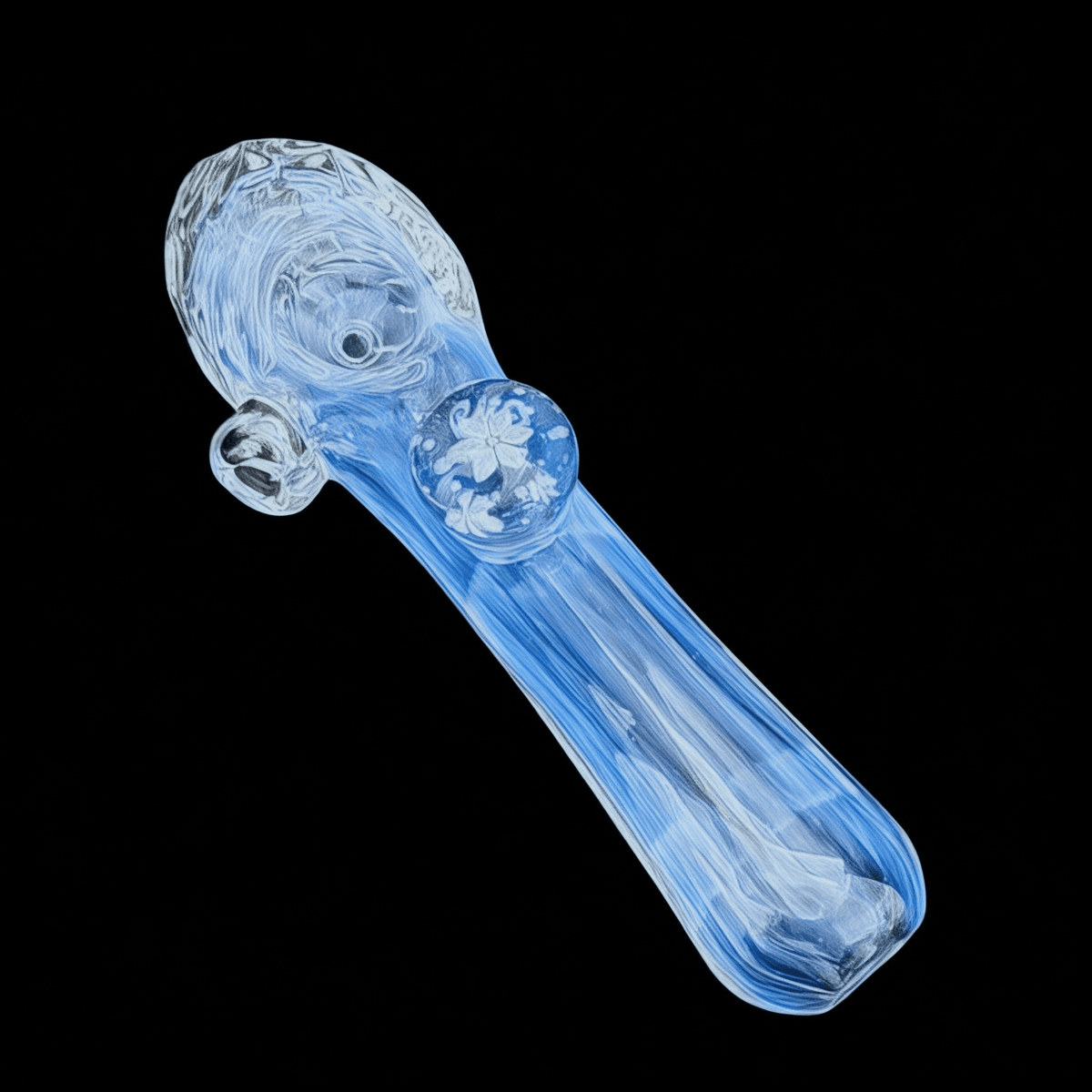 Chaka Glass "Snowdrift" Hand Pipe