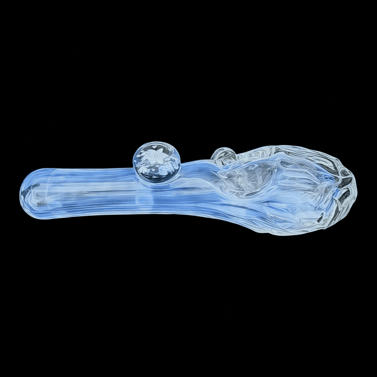 Chaka Glass "Snowdrift" Hand Pipe