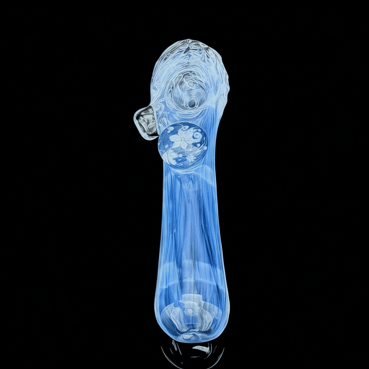 Chaka Glass "Snowdrift" Hand Pipe