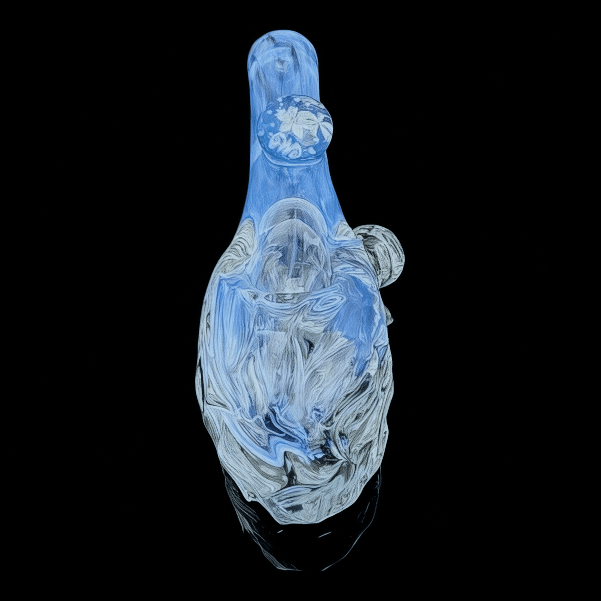 Chaka Glass "Snowdrift" Hand Pipe